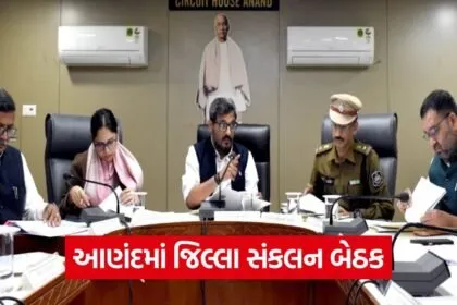 Anand District Coordination and Grievance Committee Meeting 1