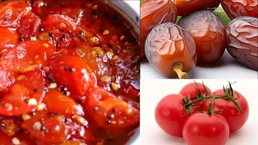 Tomato and date chutney