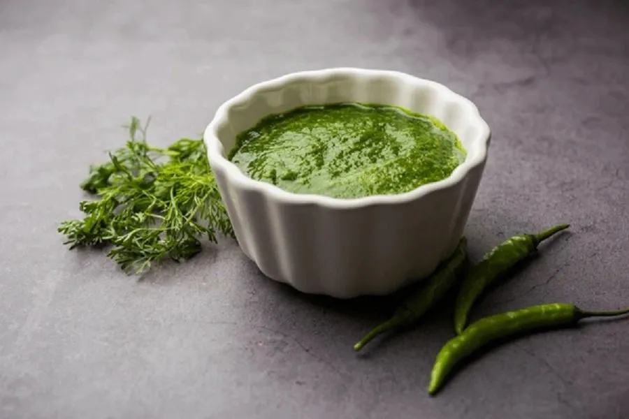 Coriander Garlic Chutney