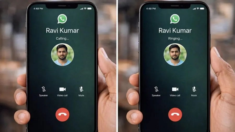 WhatsApp પર કોલ કરતી વખતે ક્યારેક 'Calling' તો ક્યારેક 'Ringing' કેમ લખાય છે? 2 WhatsApp Call