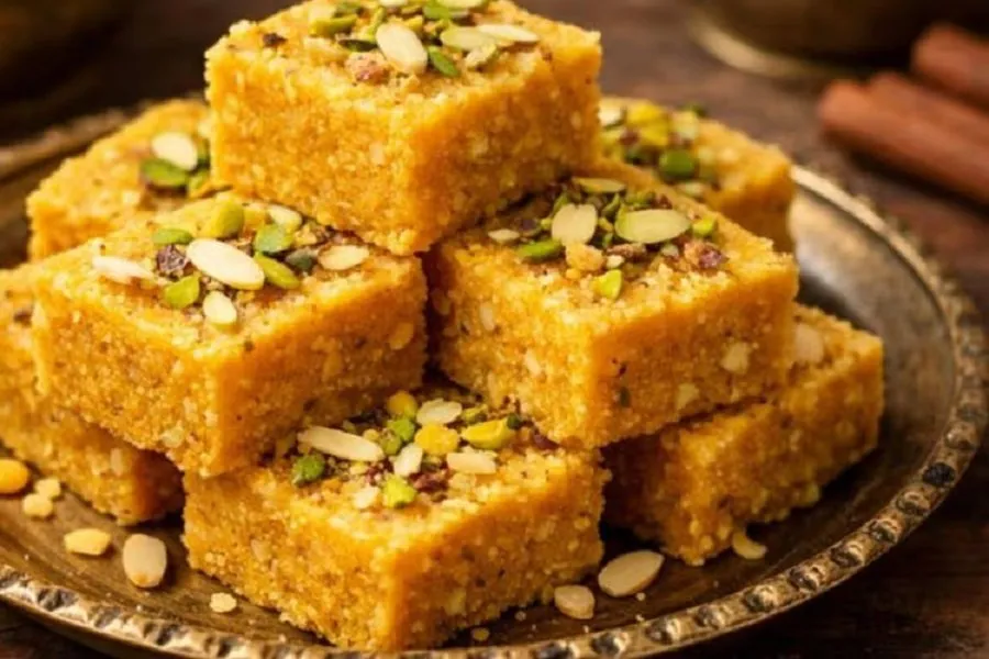 Roasted Chana Barfi
