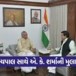 UP Minister Gujarat Governor Meeting
