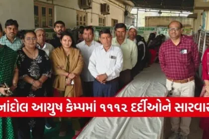 nandol ayush health camp gandhinagar 1112 patients