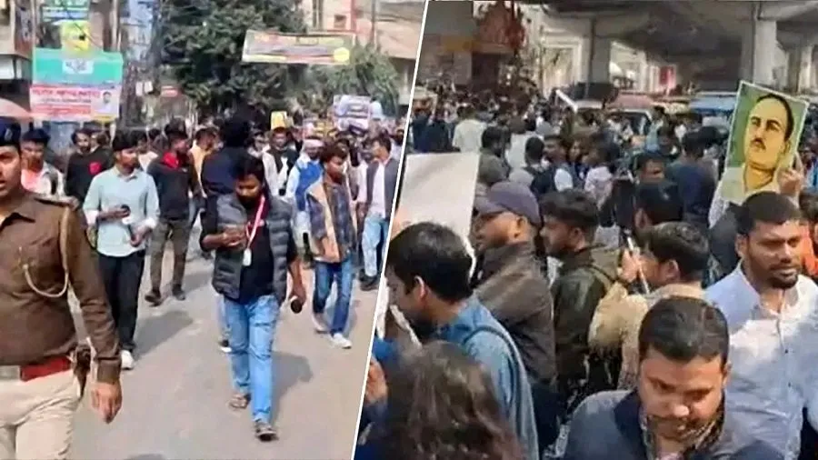 UGC ના નવા ફેરફારો સામે ભારે વિરોધ: પટનામાં વિદ્યાર્થીઓએ હંગામો મચાવ્યો, પોલીસનો લાઠીચાર્જ 2 UCa.jpg