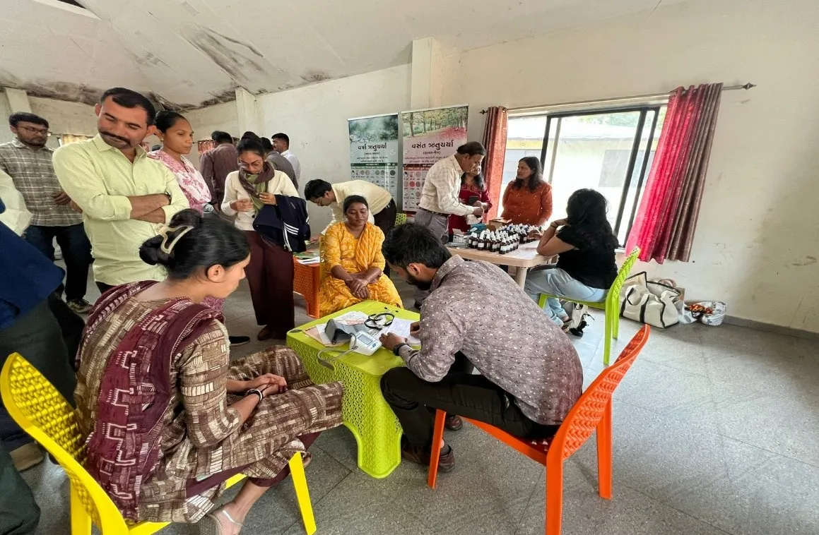 માંડવીની કેવડી ઈકો ટુરિઝમ સાઈટ પર વનકર્મીઓ માટે બે દિવસીય આયુષ સર્વરોગ નિદાન અને સારવાર કેમ્પ યોજાયો 2 Kevdi Eco Tourism Ayush Health Camp 2026.jpeg
