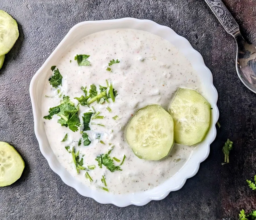 Cucumber raita