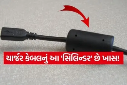 Charger cable cylinder