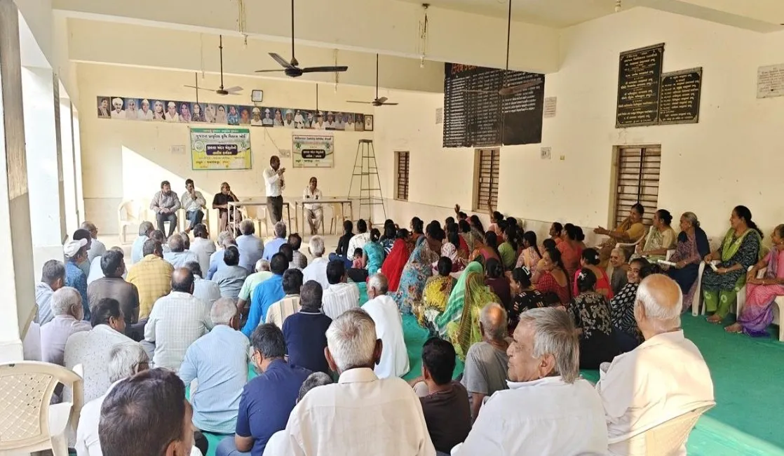 જામજોધપુરના કોટડા બાવીસીમાં પ્રાકૃતિક ખેતી તરફ ખેડૂતોને વાળતી વિશેષ માર્ગદર્શક તાલીમ શિબિર 2 Jamjodhpur Natural Farming Training 2026.jpeg