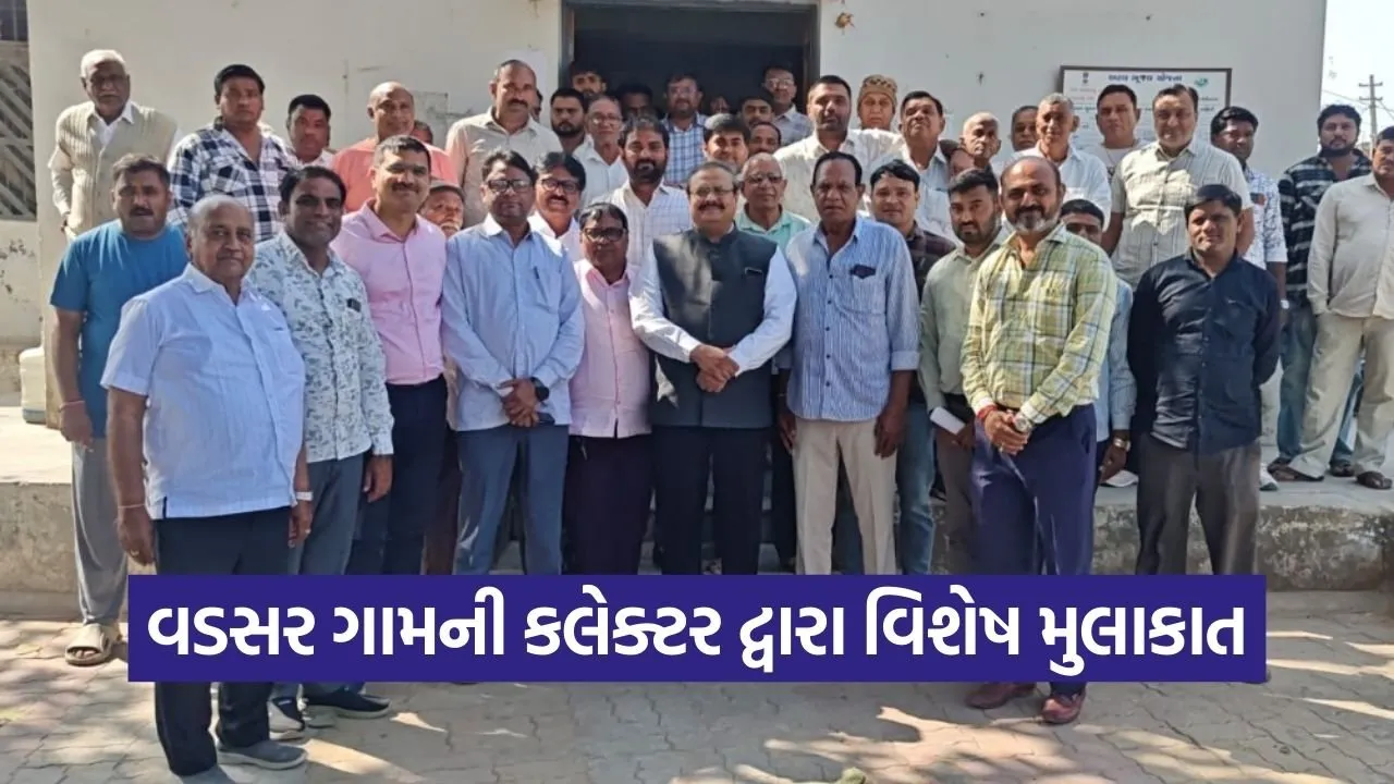 Gandhinagar Vadsar Village Collector Visit 1.jpg