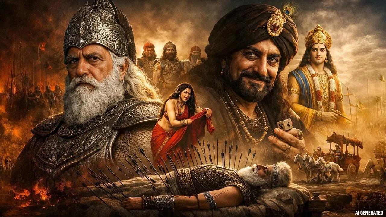 મહાભારતનો અસલી ખલનાયક કોણ? શકુનિનું કપટ કે ભીષ્મ પિતામહનું મૌન? 3 mahabharat.jpg