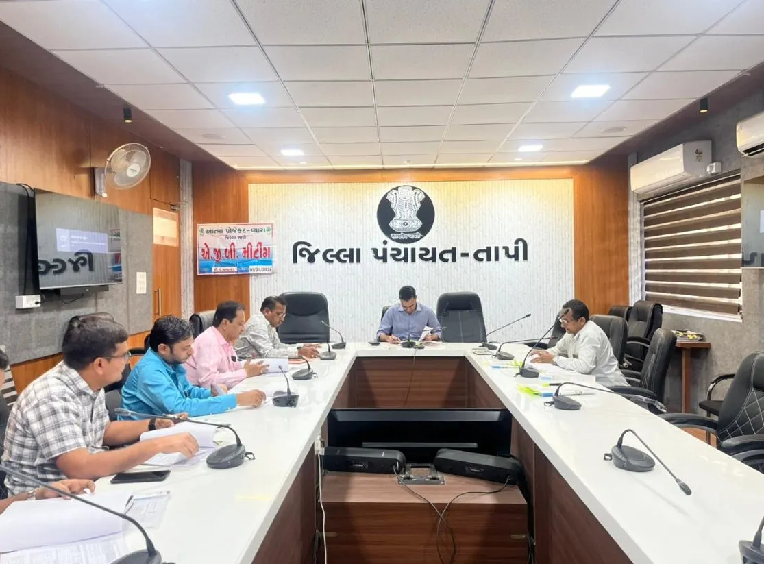 તાપી જિલ્લામાં આત્મા પ્રોજેક્ટ ૨૦૨૫-૨૬ અંતર્ગત જિલ્લા વિકાસ અધિકારીના અધ્યક્ષસ્થાને ૩૮મી ગવર્નિંગ બોર્ડ બેઠક યોજાઈ 2 ATMA Project Tapi District 2025 26.jpeg