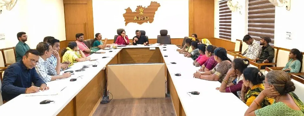 આણંદ જિલ્લામાં PMFME યોજના અંતર્ગત ૧૮ ફૂડ પ્રોસેસિંગ પ્રોજેક્ટને મંજુરી: જિલ્લા કલેક્ટર પ્રવીણ ચૌધરીના અધ્યક્ષસ્થાને બેઠક યોજાઈ 2 Anand PMFME Food Processing Projects Approval.png