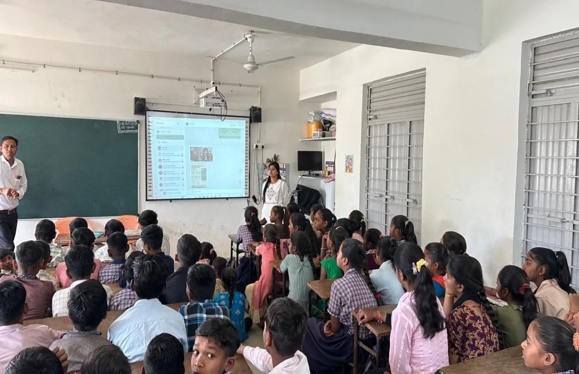 ફતેપુરાના વટલી ગામની પ્રાથમિક શાળામાં આરોગ્ય શિક્ષણ કાર્યક્રમ: કૃમિ નિવારણ અંગે વિદ્યાર્થીઓમાં જાગૃતિ 2 Fatepura School Deworming Health Awareness Program 1.jpeg