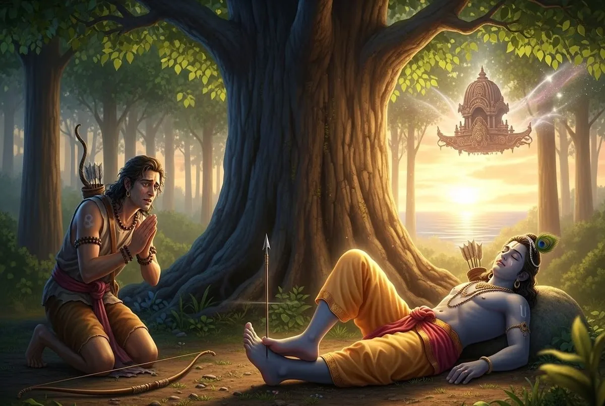 શ્રી કૃષ્ણના કુળનો અંત: એક મજાક કેવી રીતે બની કાળ? 3 Lord Krishna.1.jpg