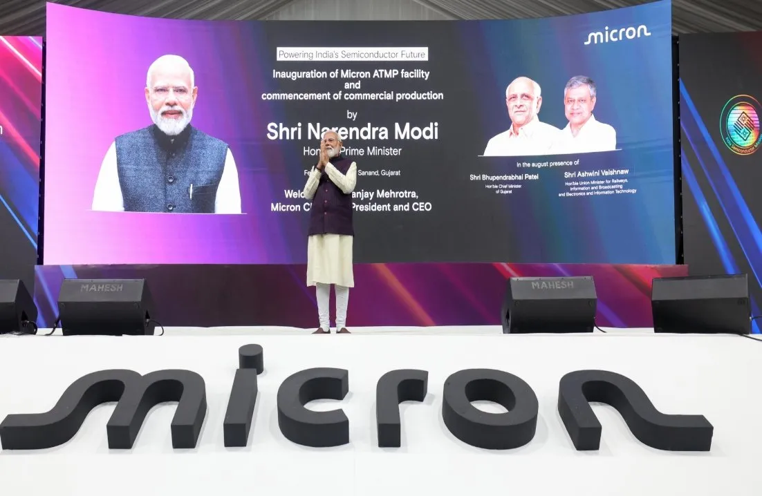 Sanand Micron Semiconductor Plant Inauguration 2026 2.jpeg