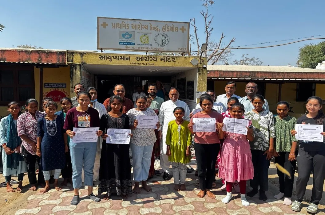 સાબરકાંઠામાં રાષ્ટ્રીય HPV રસીકરણ અભિયાનનો પ્રારંભ, ૧૪,૧૫૫ કિશોરીઓને સુરક્ષિત કરવાની દિશામાં મહત્વપૂર્ણ પગલું 3 Sabarkantha HPV Vaccination Drive 2026 1.jpeg