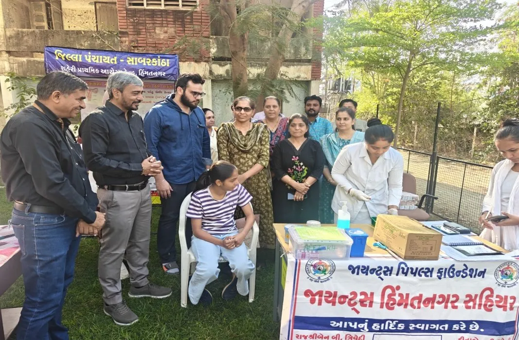 સાબરકાંઠામાં રાષ્ટ્રીય HPV રસીકરણ અભિયાનનો પ્રારંભ, ૧૪,૧૫૫ કિશોરીઓને સુરક્ષિત કરવાની દિશામાં મહત્વપૂર્ણ પગલું 2 Sabarkantha HPV Vaccination Drive 2026 2.jpeg