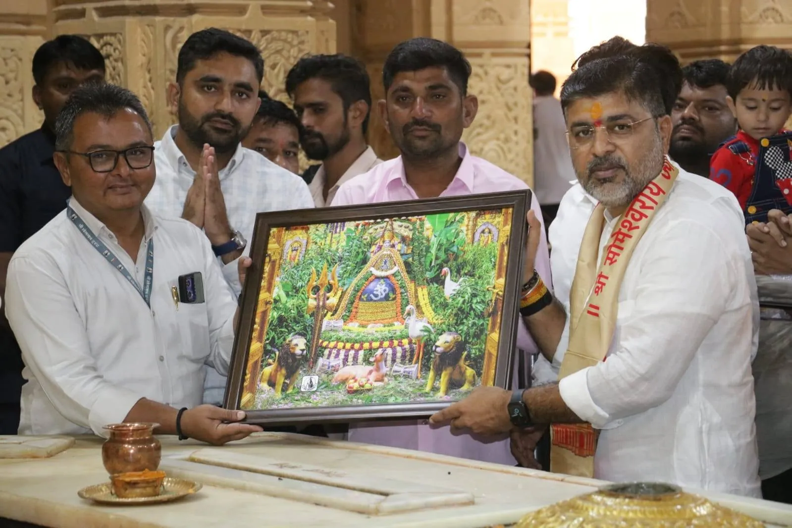 રાજ્યમંત્રી સંજયસિંહ મહીડાની ગીર સોમનાથ એકદિવસીય મુલાકાત, સોમનાથ સ્વાભિમાન પર્વ અંતર્ગત પ્રથમ જ્યોતિર્લિંગે શ્રદ્ધાંજલિ 2 Sanjaysinh Mahida Somnath Swabhiman Parv Visit 2026 1.png