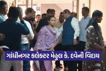 Gandhinagar Collector Mehul K Dave Farewell 2026