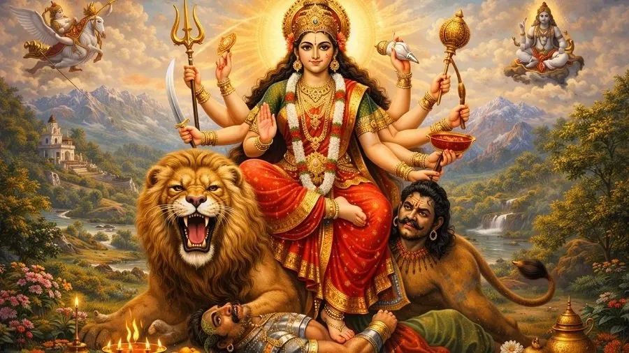 ચૈત્ર નવરાત્રી પર આ વખતે મા અંબેનું આગમન થશે ખાસ! નોંધી લો કળશ સ્થાપનાની તારીખ 3 Chaitra Navratri