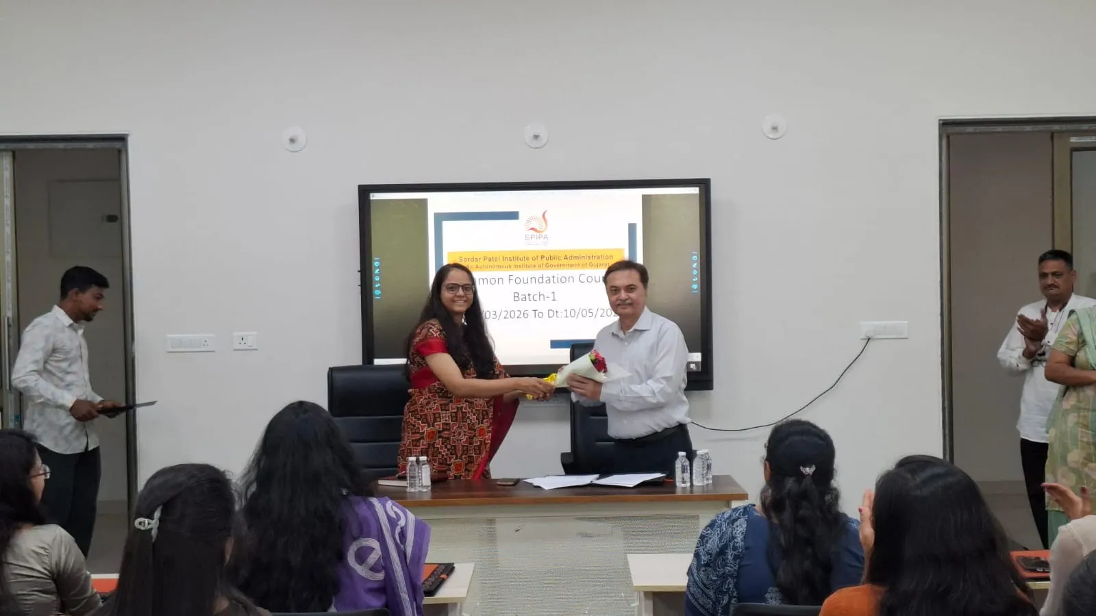 સ્પીપા ગાંધીનગર ખાતે 50 નવા અધિકારીઓ માટે કોમન ફાઉન્ડેશન કોર્સની પ્રથમ બેચનો શુભારંભ 2 SPIPA Gujarat Common Foundation Course Officers Training 2026.png