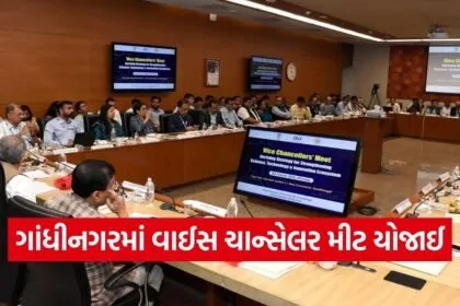 Gandhinagar Vice Chancellor Meet Science Technology Innovation Gujarat 1