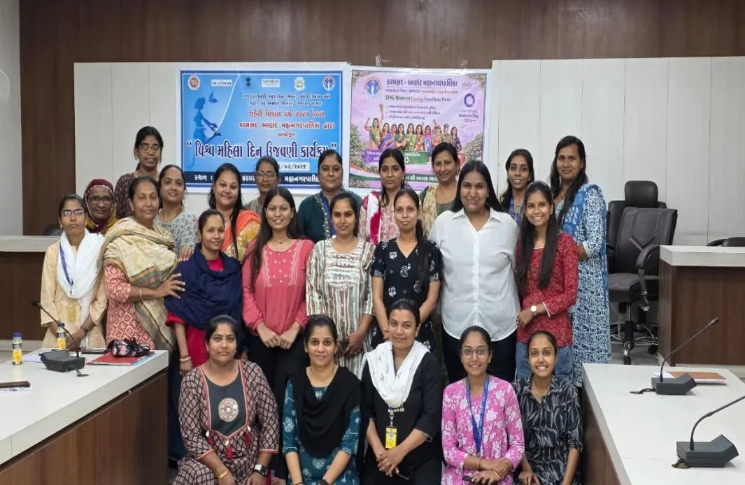 કરમસદ આણંદ મહાનગરપાલિકા દ્વારા વિશ્વ મહિલા દિવસ નિમિત્તે જાગૃતિ કાર્યક્રમ યોજાયો 2 Karamsad Anand Municipal Womens Day Awareness Program.jpeg