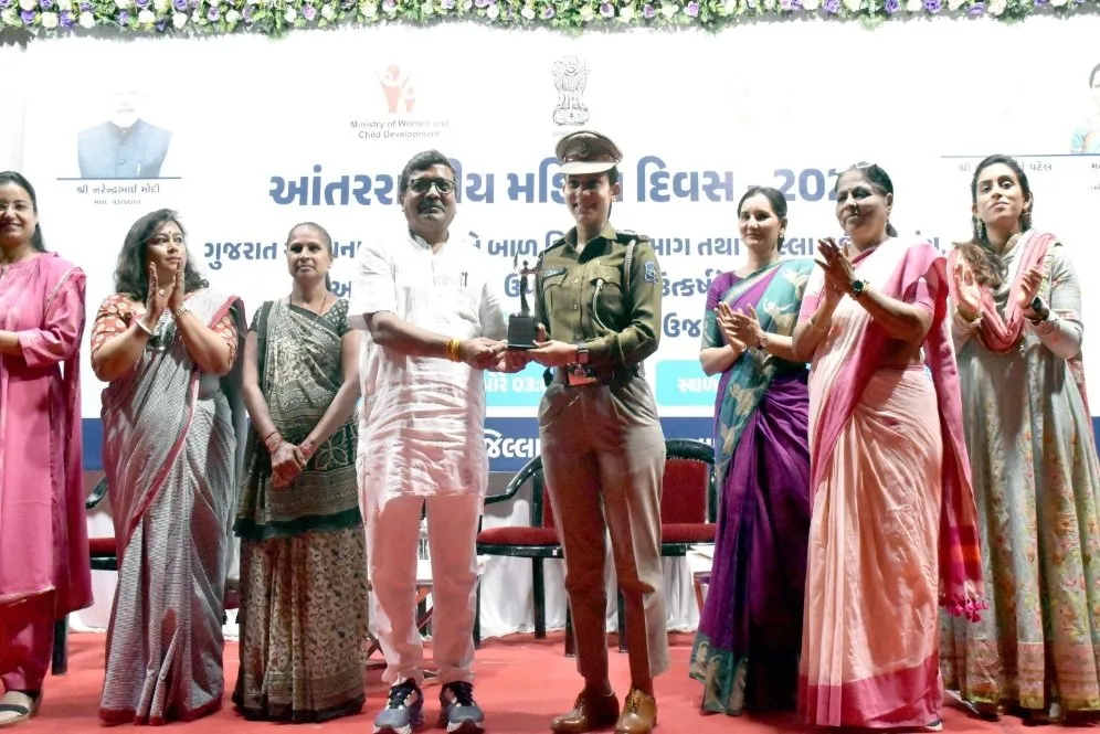 આણંદ ટાઉનહોલ ખાતે આંતરરાષ્ટ્રીય મહિલા દિવસની જિલ્લા સ્તરીય ઉજવણી, ૭૨ મહિલાઓનું સન્માન 3 Anand International Women Day District Celebration 2026 2.jpeg