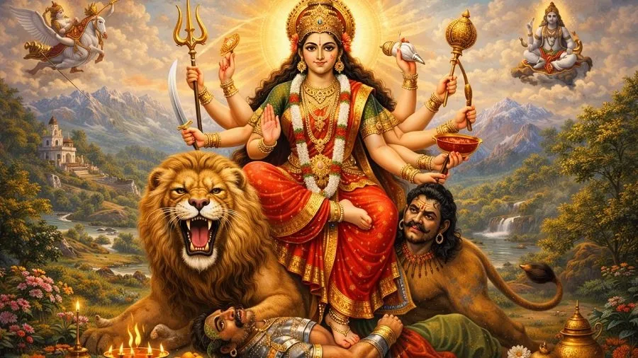 મા બ્રહ્મચારિણીની પૂજામાં શા માટે છે લીલા રંગનું મહત્વ? જાણો તેની પાછળનું આધ્યાત્મિક રહસ્ય 2 Chaitra Navratri