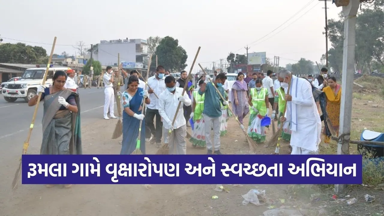 rumla navsari governor acharya devvrat tree plantation cleanliness drive 1.jpg