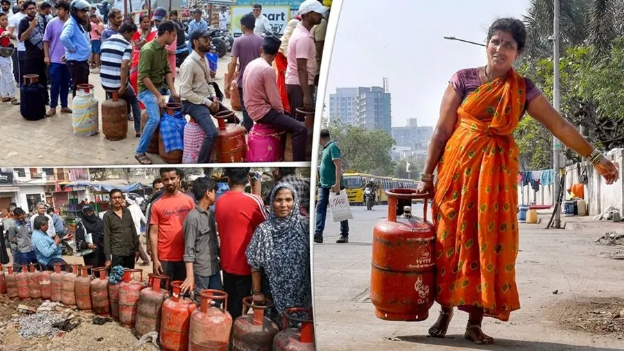 દેશમાં LPG સંકટ: ગેસ સિલિન્ડર માટે લાગી લાંબી કતારો, ગૃહિણીઓ ફરી લાકડાના ચૂલા પર રસોઈ કરવા મજબૂર 3 lpg.jpg