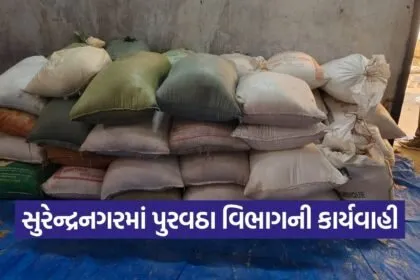 surendranagar illegal rice seizure wadhwan lakhtar road