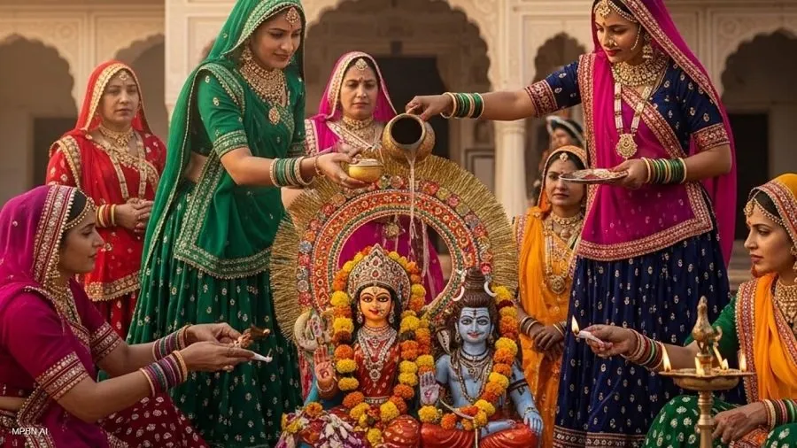સૌભાગ્યવતી સ્ત્રીઓ માટે ખાસ છે આ ગણગોર વ્રત, જાણો તિથિ અને પૂજન વિધિ 2 Gangaur Teej Vrat