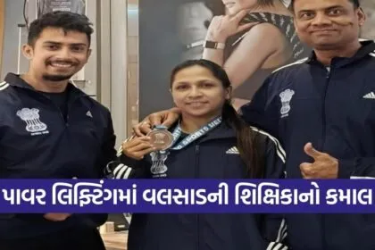 valsad teacher megha pandey powerlifting silver medal 1