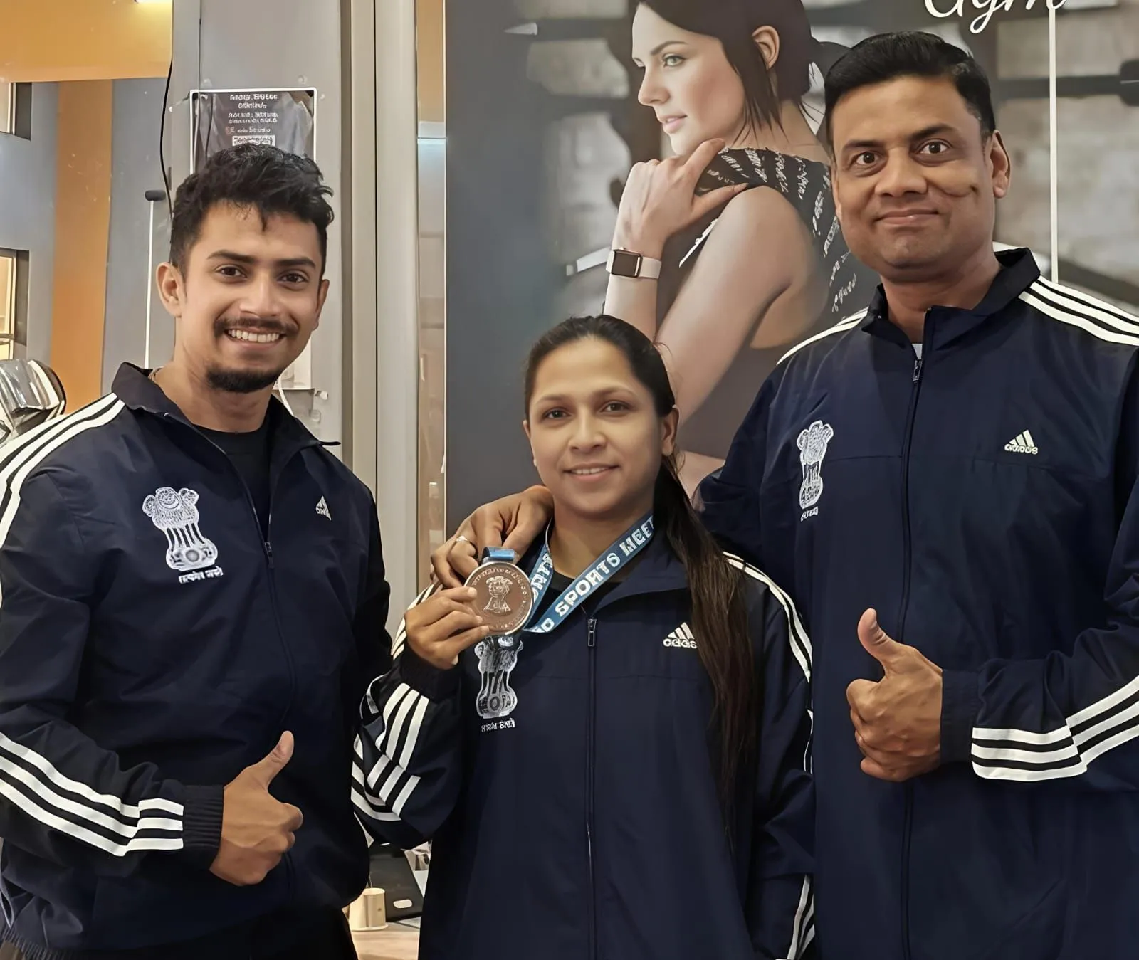 વલસાડની શિક્ષિકા મેઘા પાંડેનો રાષ્ટ્રીય પાવર લિફ્ટિંગ સ્પર્ધામાં સિલ્વર મેડલ, વિશ્વ મહિલા દિવસ પર ગુજરાતનું ગૌરવ વધાર્યું 3 valsad teacher megha pandey powerlifting silver medal 2.png