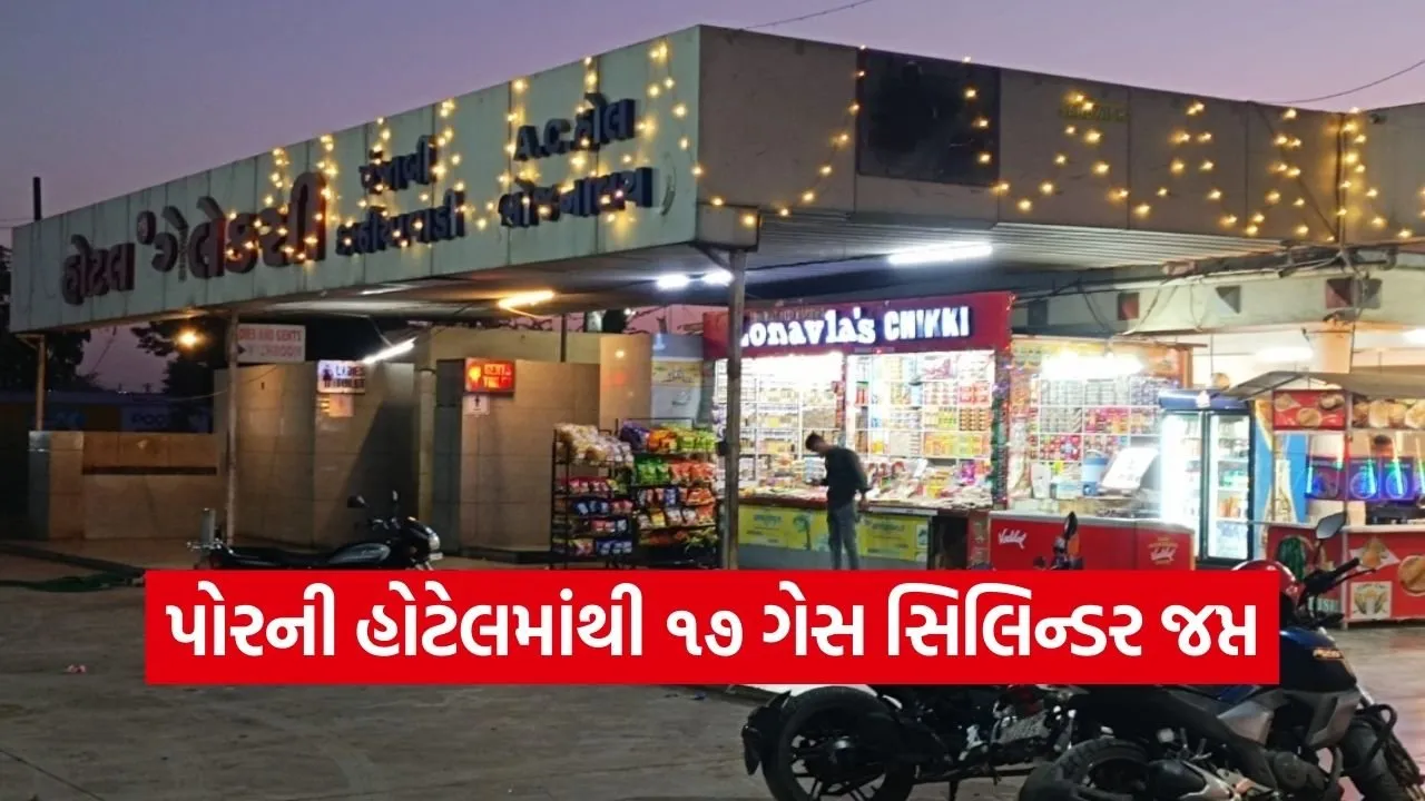 Vadodara Illegal Domestic Gas Cylinder Seizure Hotel Galaxy 1.jpg