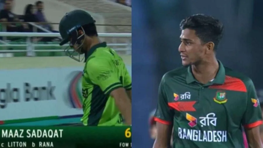 BAN vs PAK: ત્રીજી વનડેમાં ભારે હોબાળો, બાંગ્લાદેશી બોલર નાહિદ રાણાએ પાકિસ્તાની બેટ્સમેન સાથે કરી ગેરવર્તણૂક 2 ban.jpg