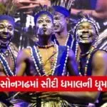 Siddi Dhamal Dance Songadh Tribal Festival Gujarat 1