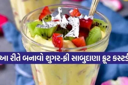 Sabudana Fruit Custard
