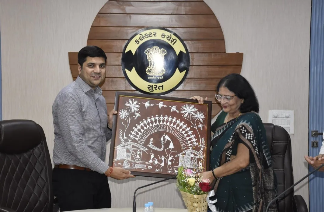 સુરતમાં રાષ્ટ્રીય માનવ અધિકાર આયોગના સ્પેશિયલ રેપોર્ટિયર અધ્યક્ષસ્થાને શ્રમિક મુદ્દાઓ પર મહત્વપૂર્ણ બેઠક યોજાઈ 2 Surat Labour Welfare NHRC Meeting 2026 1.jpeg