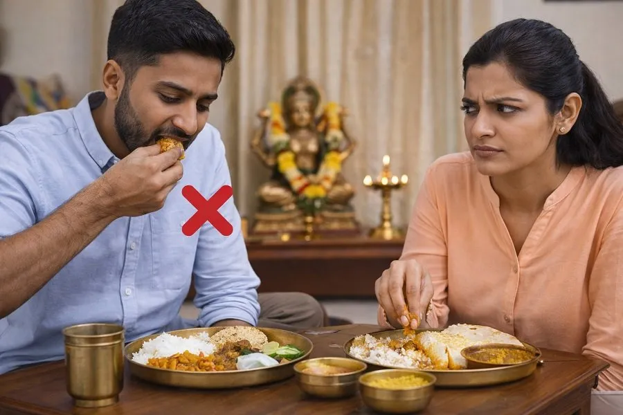 શું તમે જાણો છો? જમણા હાથમાં છુપાયેલી છે સકારાત્મક ઊર્જા, આ રીતે કરો ભોજન 2 eating with left hand