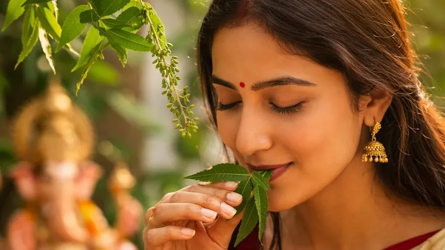 વવર્ષની શરૂઆત કડવા લીમડાથી જ કેમ થાય છે? જાણો સદીઓ જૂની પરંપરા પાછળનું વિજ્ઞાન 2 Neem Ritual