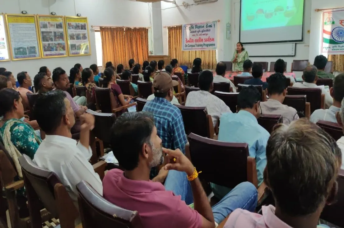તાપીમાં પ્રાકૃતિક ખેતી તરફ ખેડૂતોએ લીધો વળાંક, ૯૧ ખેડૂતો માટે વિશેષ તાલીમ શિબિર યોજાઈ 4 Tapi Natural Farming Training Farmers 2.jpeg
