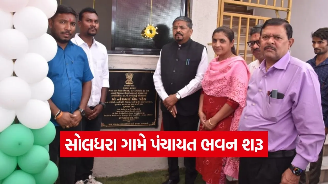 Navsari Soldhara Gram Panchayat Building Inauguration 1.jpg