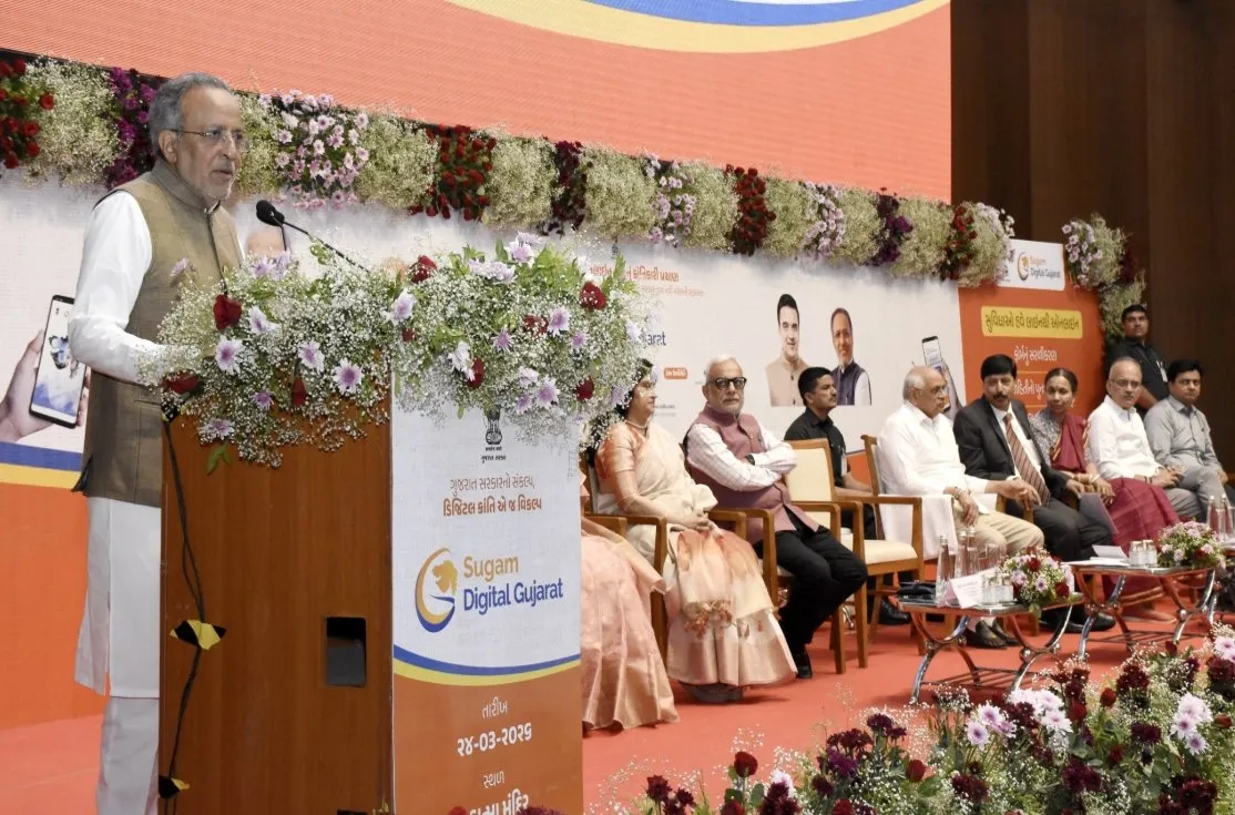 ગાંધીનગરમાં ‘સુગમ ડિજિટલ ગુજરાત’ પહેલનો પ્રારંભ, નાગરિક સેવાઓ હવે બનશે ફેસલેસ, કેશલેસ અને પેપરલેસ 3 Sugam Digital Gujarat Faceless Cashless Paperless Services Launch 2.jpeg