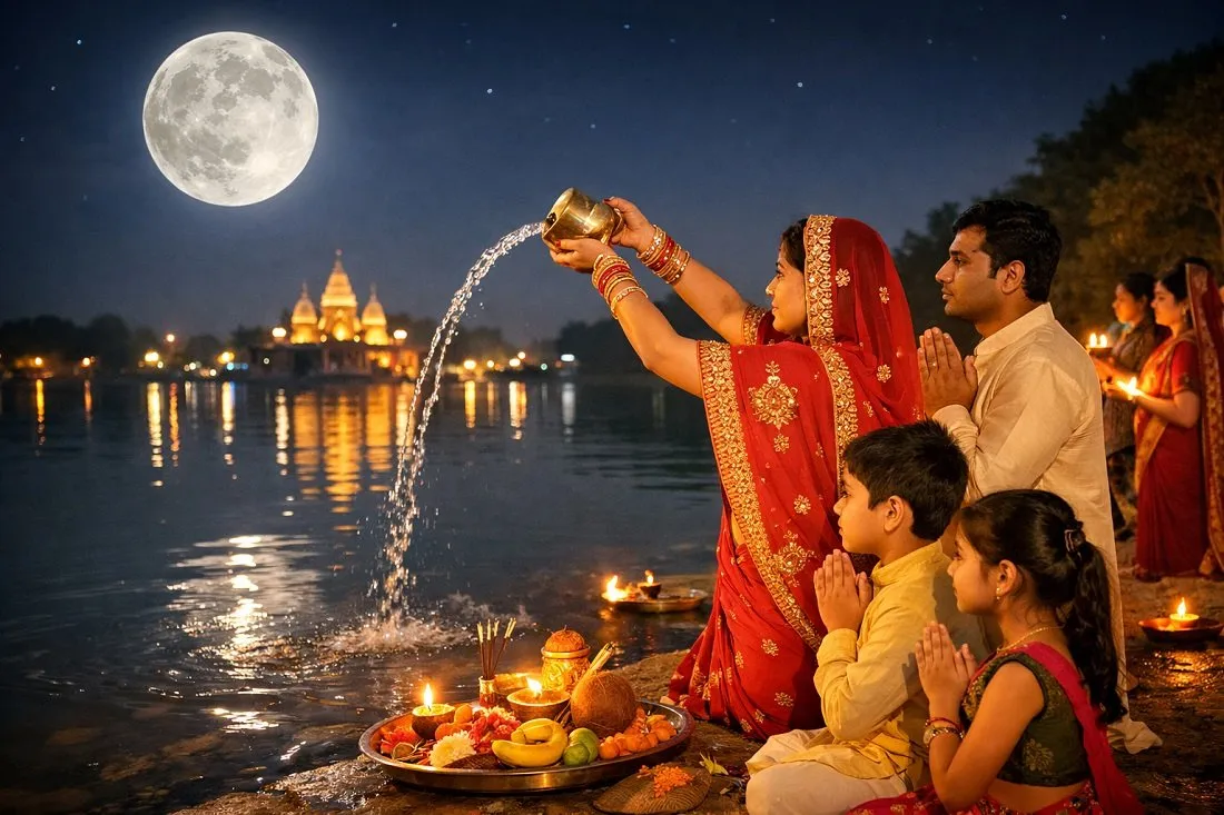 આજે રાત્રે ચંદ્રને અર્ધ્ય આપવાનો શ્રેષ્ઠ સમય કયો? નોંધી લો સાચી વિધિ અને મંત્રો 2 Chaitra Purnima 2026