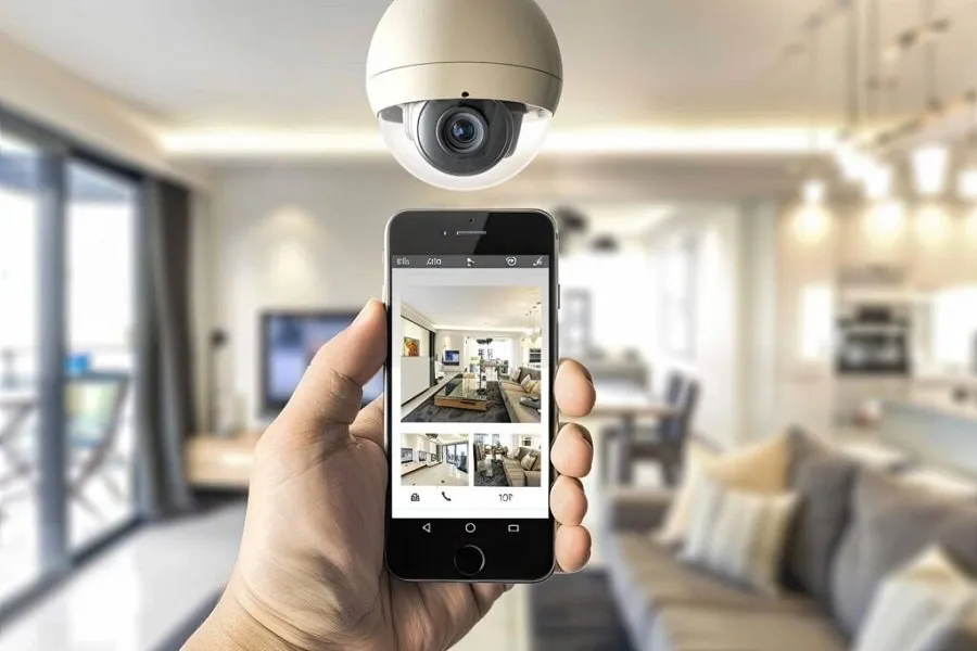 Old mobile security camera