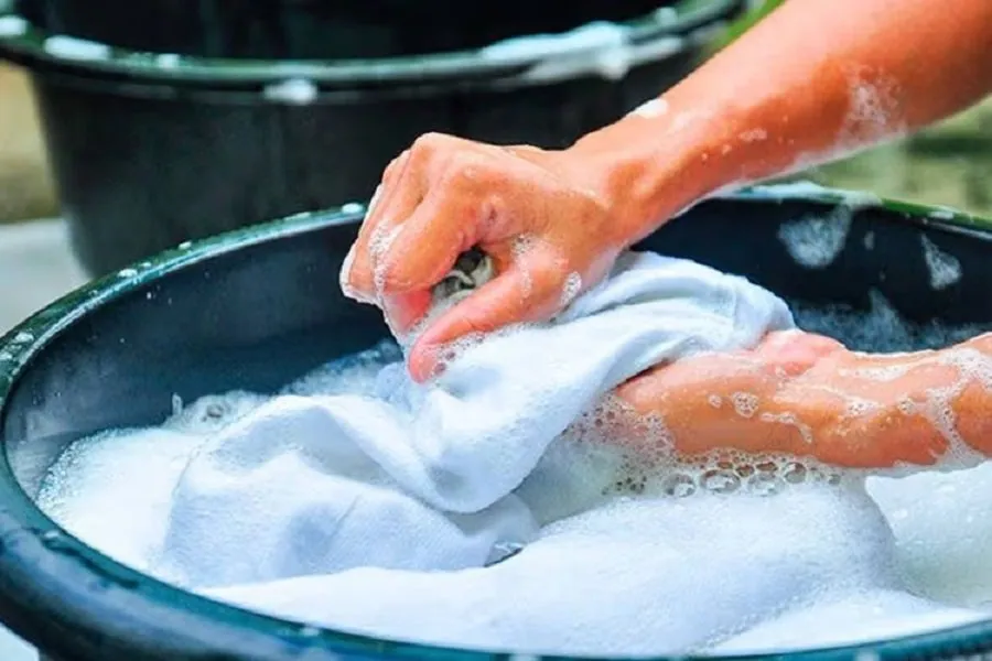 Washing clothes
