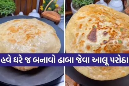 Crispy aloo paratha