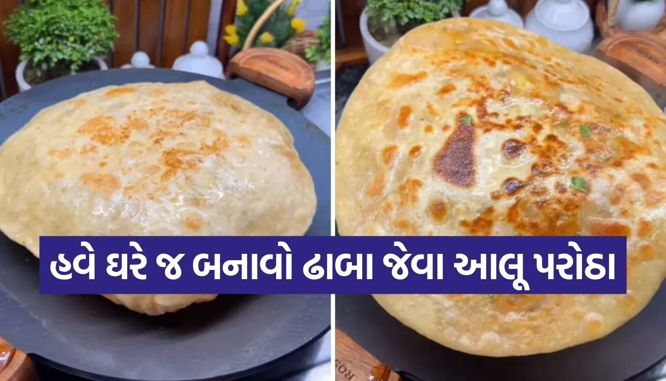 Crispy aloo paratha